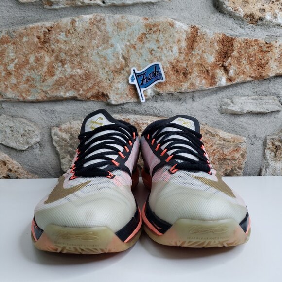 Nike KD 6 Elite Gold Athletic Basketball Mens Sz 12 Very RARE PROMO SAMPLE Shoes main image 11
